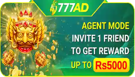 777AD Game Agent Mode invite friends and earn 5000 Pakistan