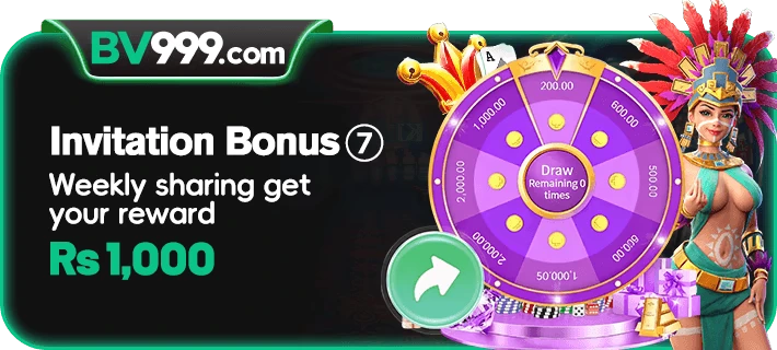 Invite friends to BV999 Game and earn 1000 PKR per person instantly