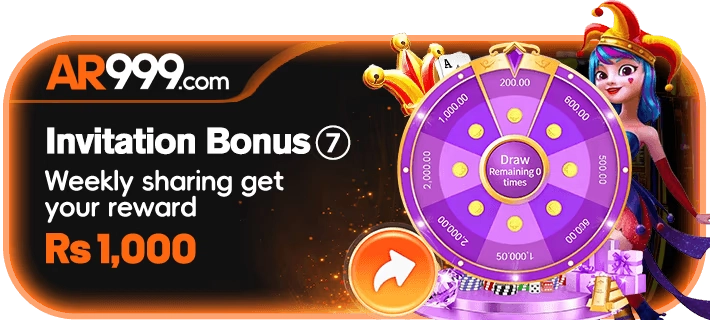 “AR999 Game Invite Friends Banner – Earn 1000 PKR Bonus”